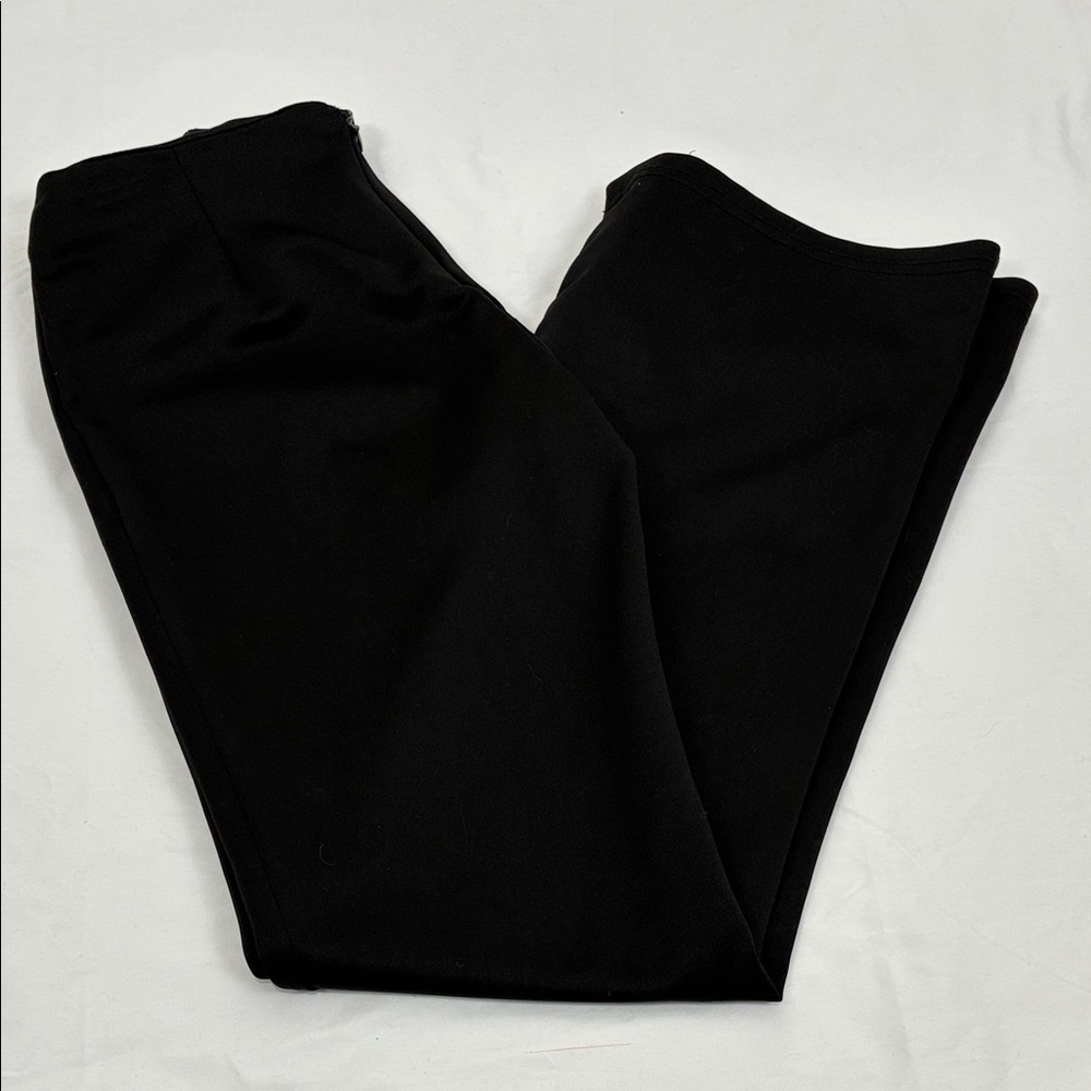 Rave Y2K Black Flare Pants Women’s/Juniors Medium Zipper Back Indie Pop